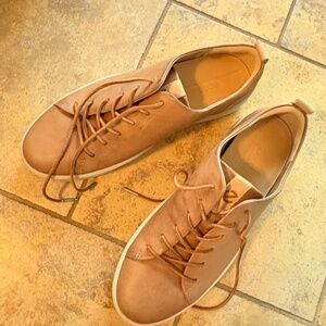 Brand New ECCO Nubuck Leather Mens Sneakers Shoes Size 10